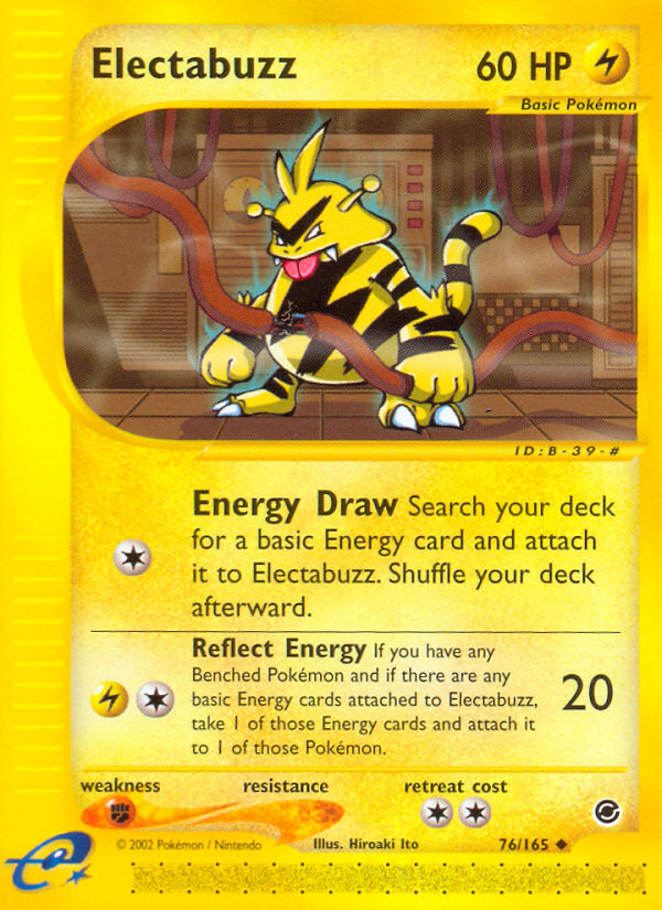 Electabuzz (76/165) - Expedition Base Set Pokémon Card