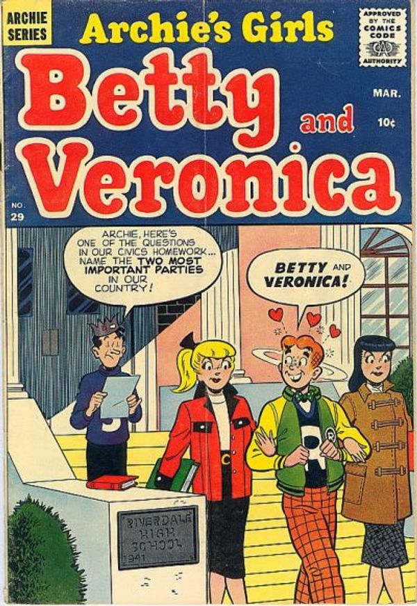 Archie's Girls Betty and Veronica #29