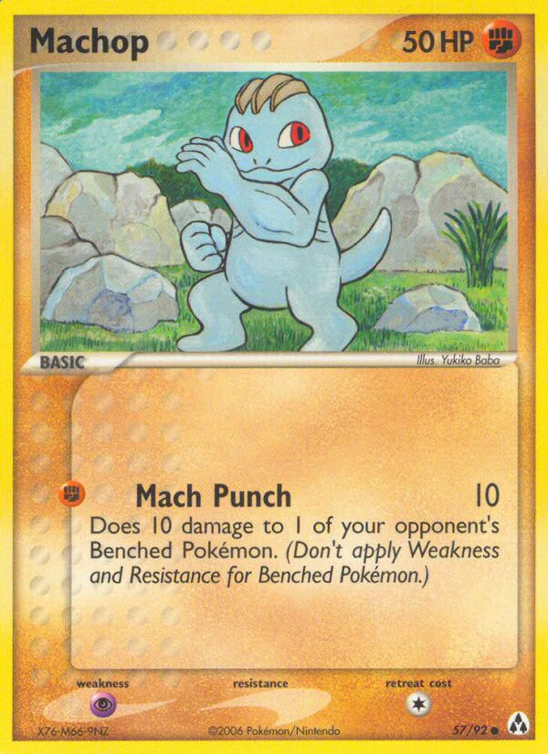 Machop (57/92) - Legend Maker Pokémon Card