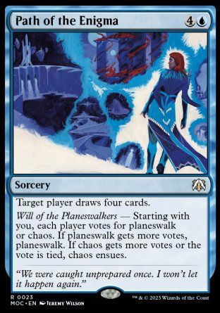 Path of the Enigma (March of the Machine Commander Decks) Trading Card