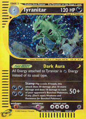 Tyranitar (29/165) - Expedition Base Set