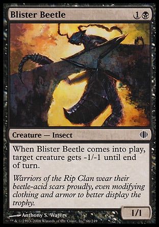 Blister Beetle (Shards of Alara) Trading Card