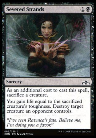 Severed Strands (Guilds of Ravnica) Trading Card