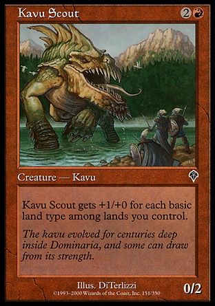 Kavu Scout (Invasion) Trading Card