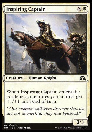 Inspiring Captain (Shadows over Innistrad) Trading Card