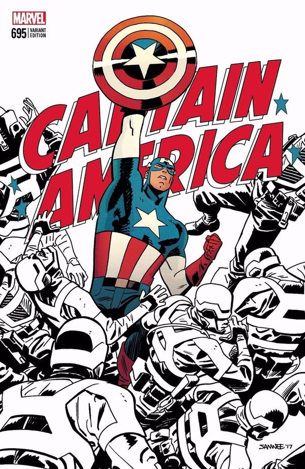 Captain America #695 (Samnee Variant Cover)