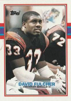 David Fulcher 1989 Topps #33 Sports Card
