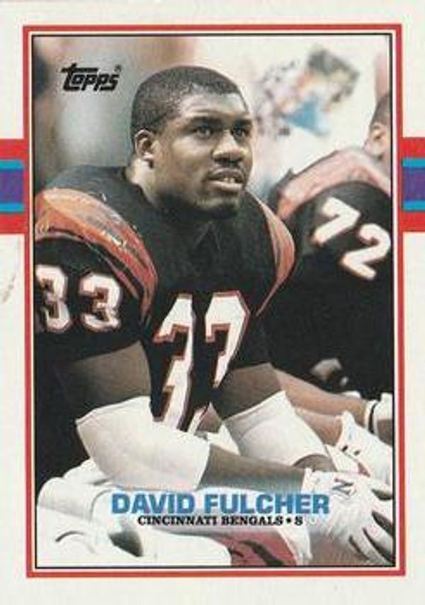 David Fulcher 1989 Topps #33
