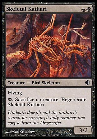 Skeletal Kathari (Shards of Alara) Trading Card