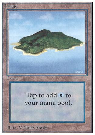 Island (Blue Sky) (Unlimited) Trading Card