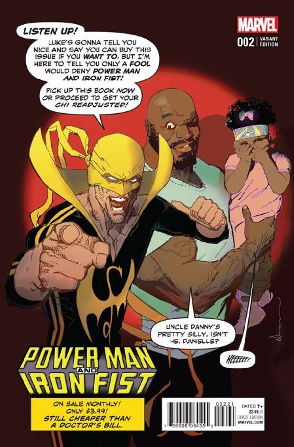 Power Man And Iron Fist #2 (Sienkiewicz Variant)