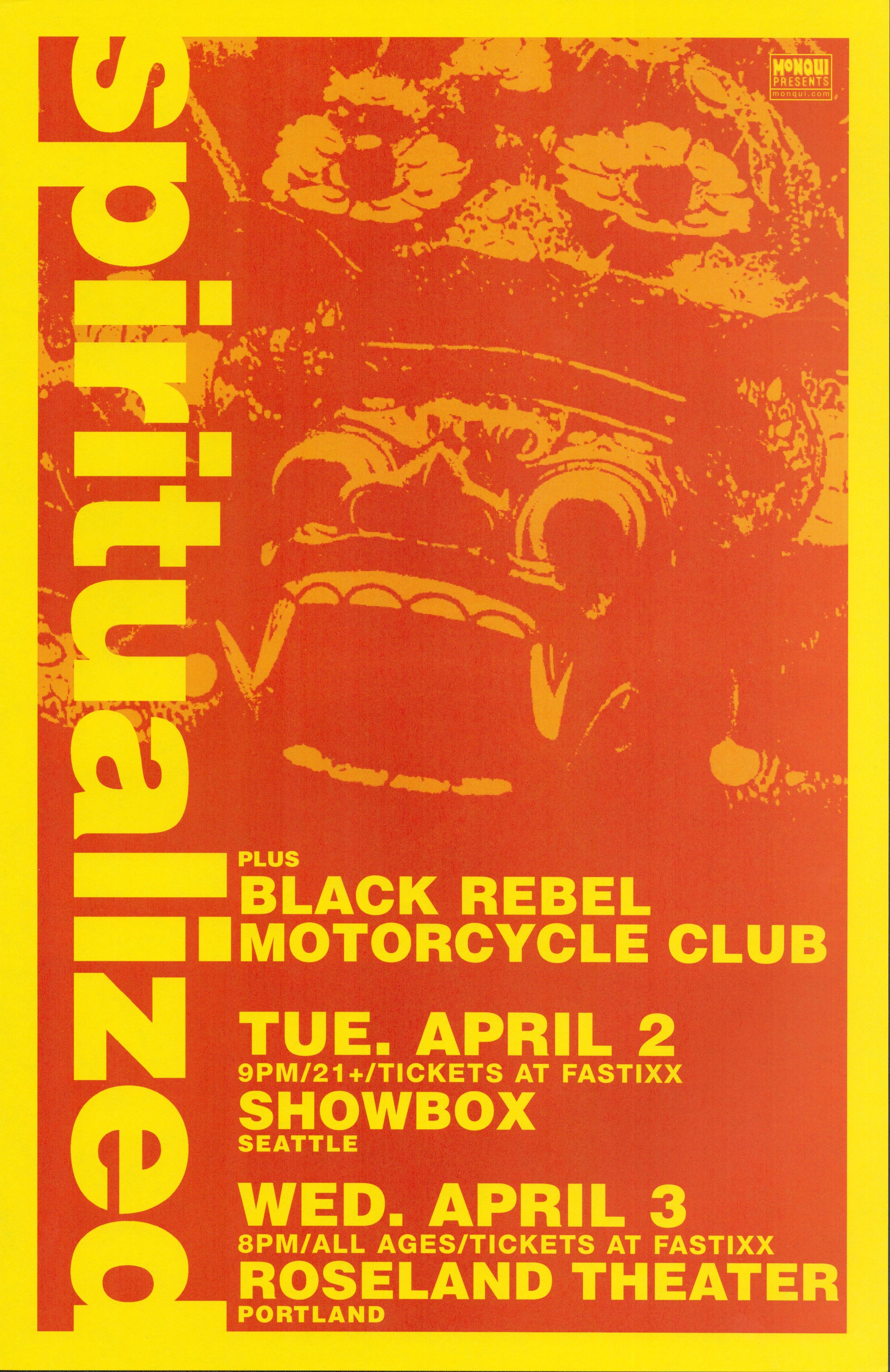 MXP-15.5 Spiritualized Showbox & Roseland 2002 Concert Poster
