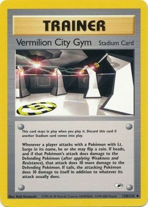 Vermilion City Gym (Trainer: Stadium) (120/132) - Gym Heroes (Unlimited)