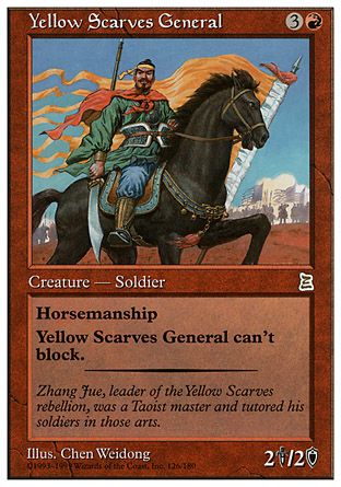 Yellow Scarves General (Portal Three Kingdoms) Trading Card