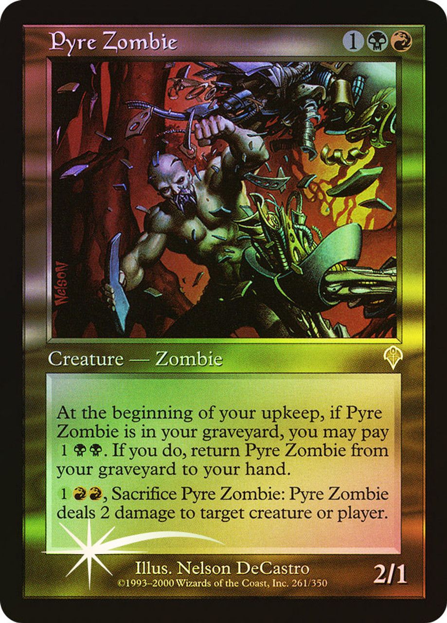 Pyre Zombie (Invasion - Foil) Trading Card