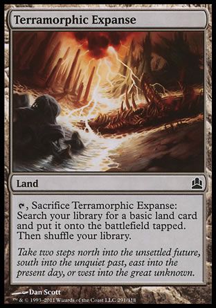 Terramorphic Expanse (MTG Commander) Trading Card