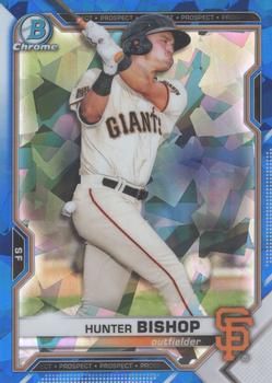 Hunter Bishop 2021 Bowman Sapphire Edition Baseball #BCP-18 Sports Card
