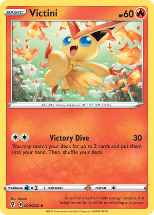 Victini (20/203) - Evolving Skies