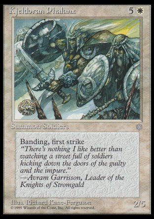 Kjeldoran Phalanx (Ice Age) Trading Card