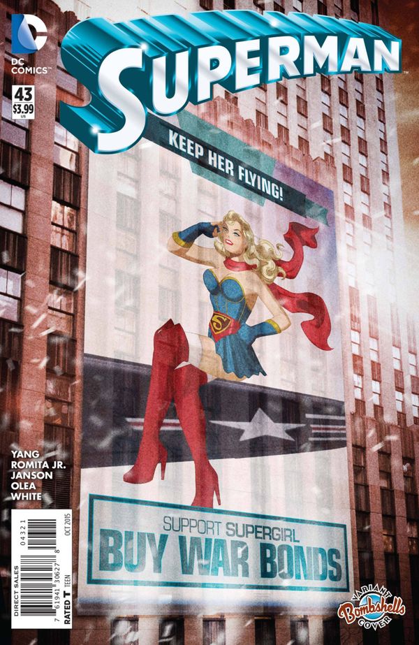 Superman #43 (Bombshells Variant Cover)