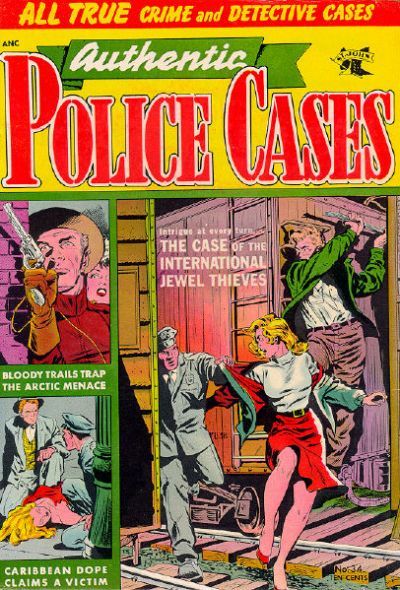 Authentic Police Cases #34 Comic
