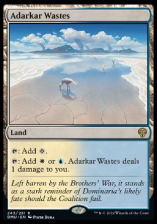 Adarkar Wastes (Dominaria United) Trading Card