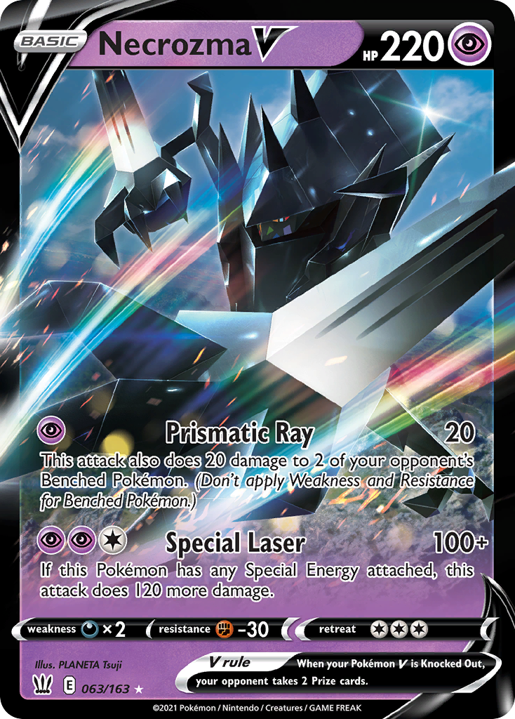 Necrozma V (63/163) - Battle Styles Pokémon Card