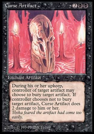 Curse Artifact (The Dark) Trading Card