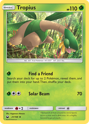 Tropius (21/168) - Celestial Storm