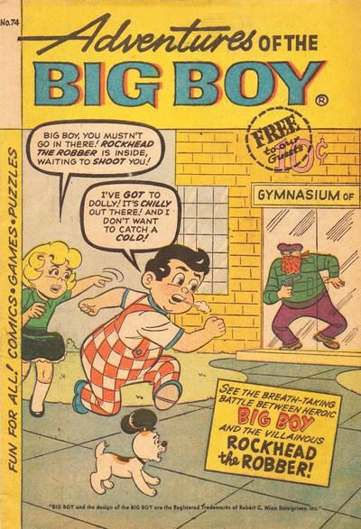 Adventures of Big Boy #74 [West] Comic
