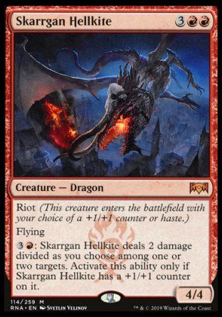 Skarrgan Hellkite (Ravnica Allegiance) Trading Card