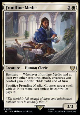 Frontline Medic (The Lord of the Rings Commander Decks) Trading Card