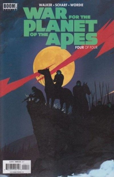 War For The Planet of the Apes #4 Comic