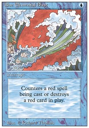 Blue Elemental Blast (Revised Edition) Trading Card