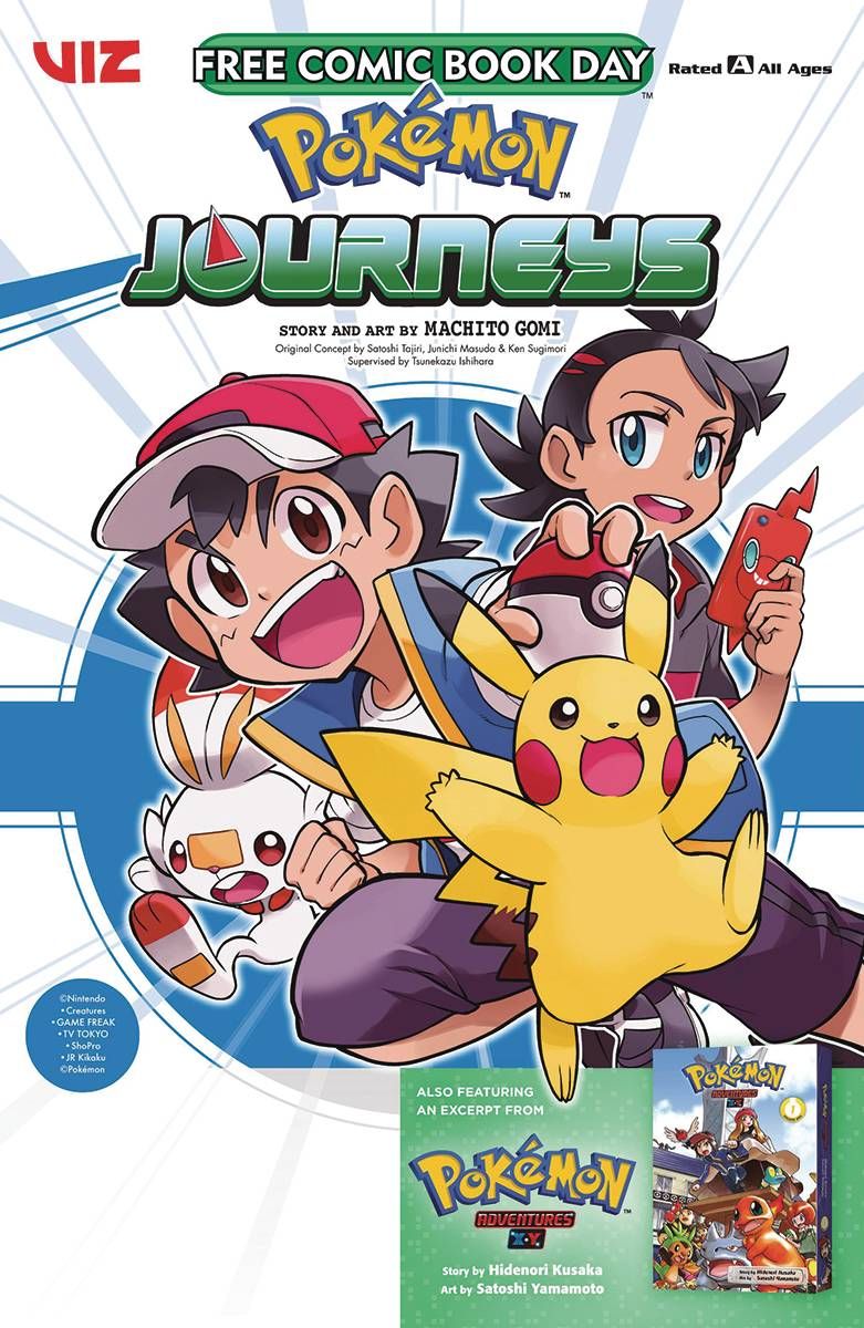 FCBD 2022 Pokemon Journeys / Pokemon Adventures XY Comic