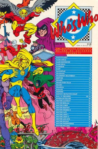 Who's Who: The Definitive Directory of the DC Universe #6 Comic