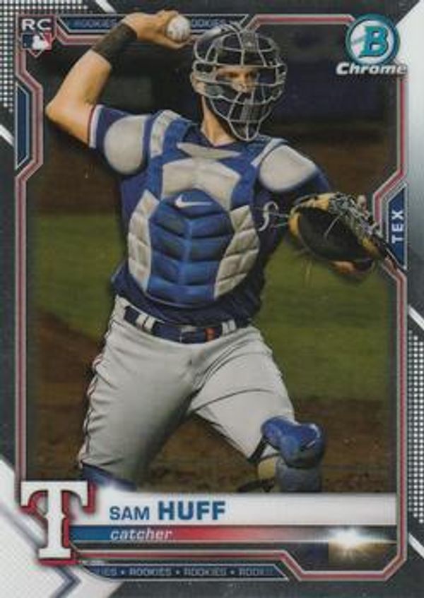 Sam Huff 2021 Bowman Chrome Baseball #91