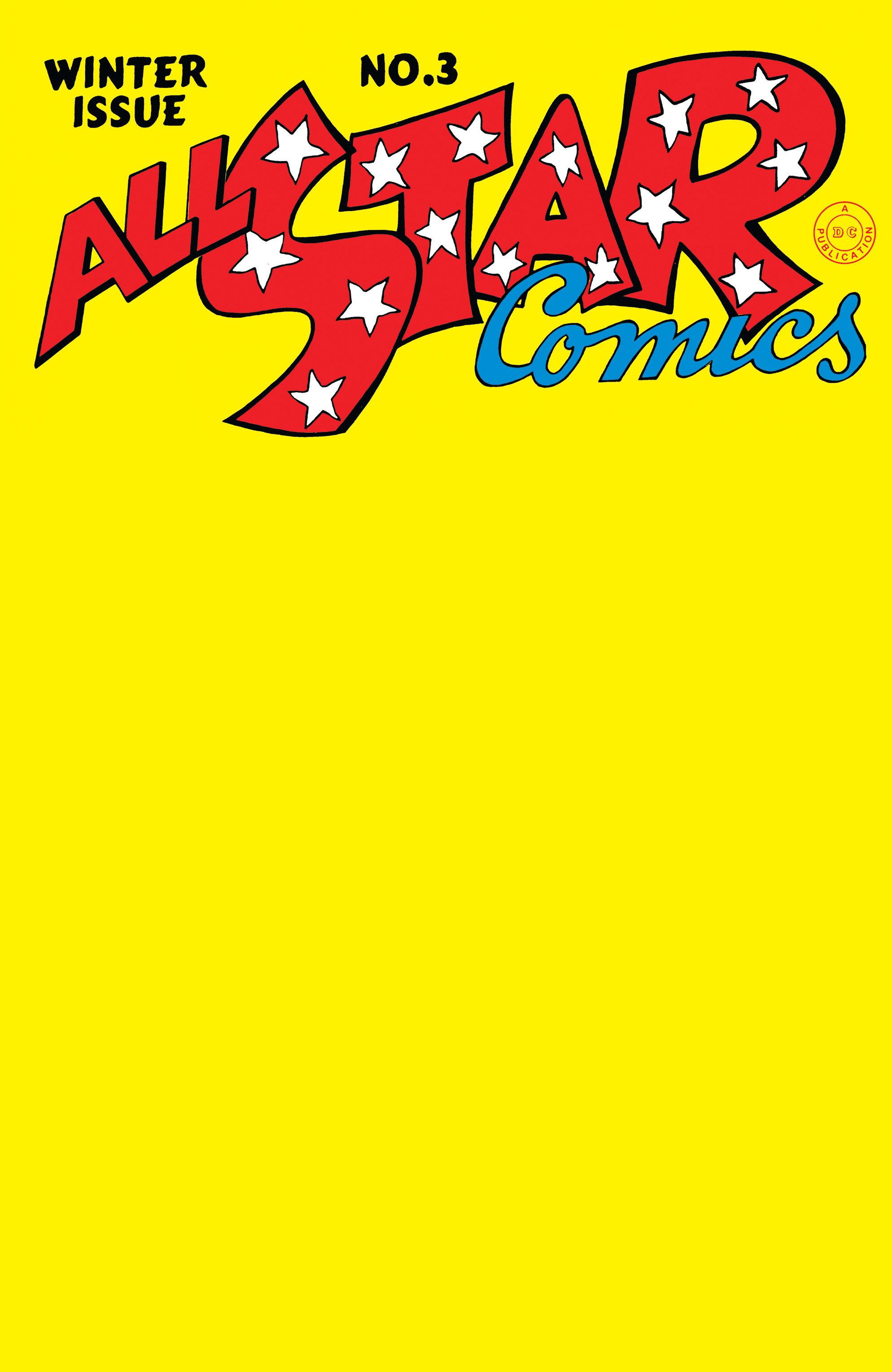 All-Star Comics #3 (Facsimile Edition Cvr C Blank Card Stock Var) Comic