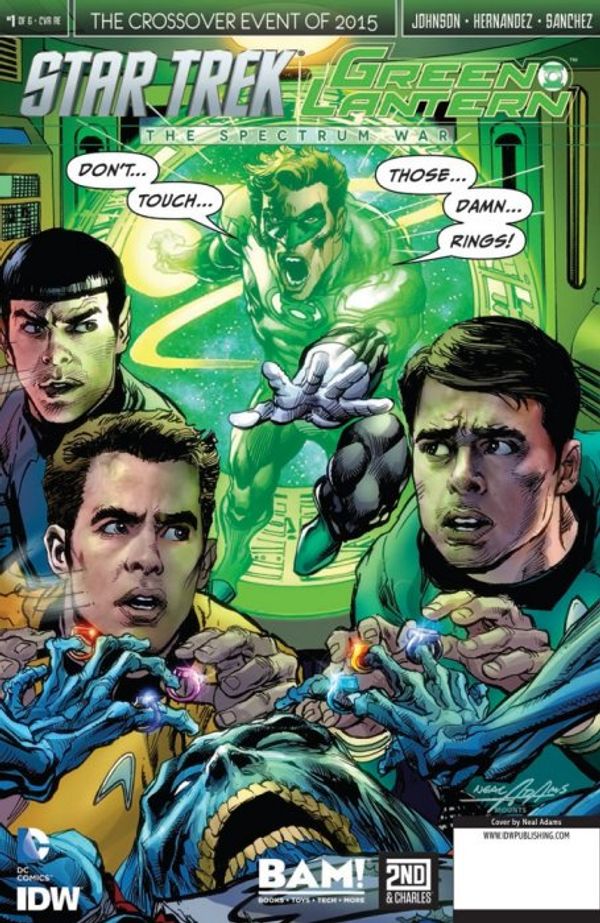 Star Trek/Green Lantern #1 (BAM!/2nd & Charles Variant)