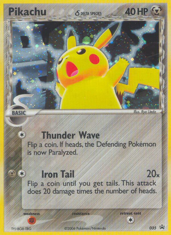 Pikachu δ (35/40) - Nintendo Black Star Promos Pokémon Card