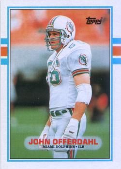 John Offerdahl 1989 Topps #295 Sports Card