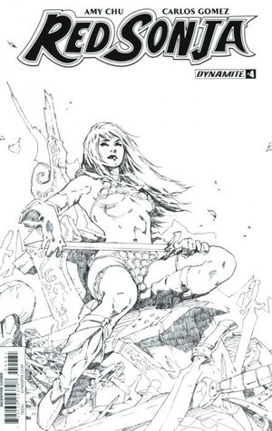 Red Sonja #4 (Cover H 30 Copy Rubi B&w Cover)