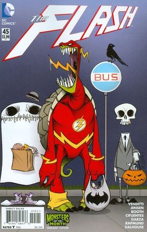 Flash #45 (Monsters Variant Cover)