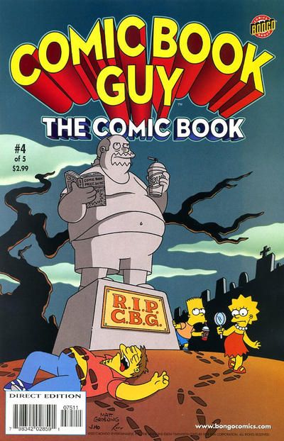 Bongo Comics Presents Comic Book Guy: The Comic Book #4 Comic