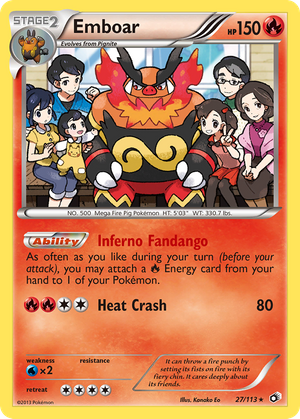 Emboar (27/113) - Legendary Treasures