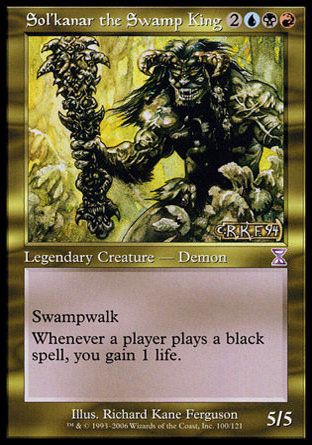 Sol'kanar the Swamp King (Time Spiral) Trading Card