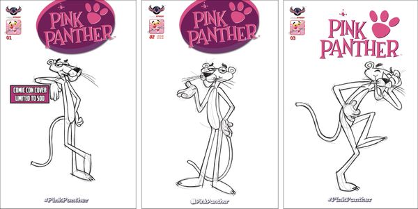 Pink Panther Sketch Cover Set #1
