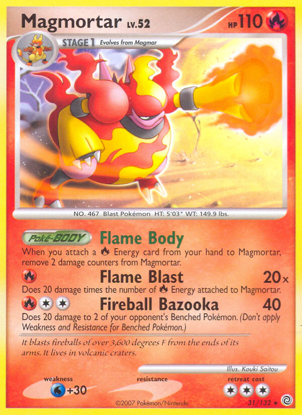 Magmortar (31/132) - Secret Wonders Pokémon Card