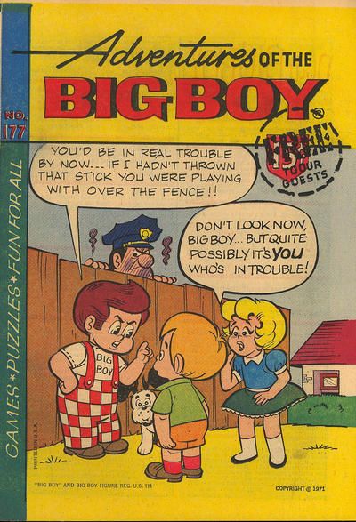 Adventures of Big Boy #177 Comic