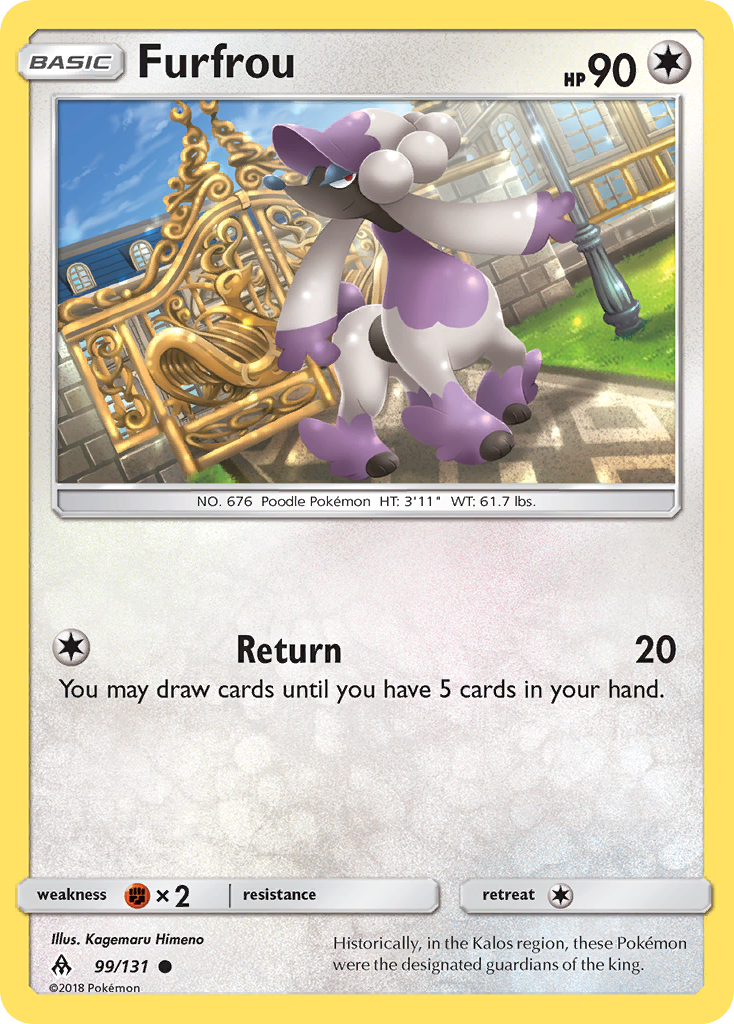 Furfrou (99/131) - Forbidden Light Pokémon Card